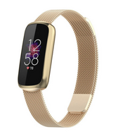 Fitbit Luxe - Milanese bandje - Vintage goud - thumbnail