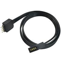 Akasa VegasM LED-stripverlichting verlengkabel, 50 cm kabel met 4 pin RGB male naar female connectot - thumbnail