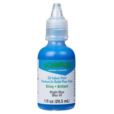 Scribbles • 3d textielverf glanzend 29,5ml blauw