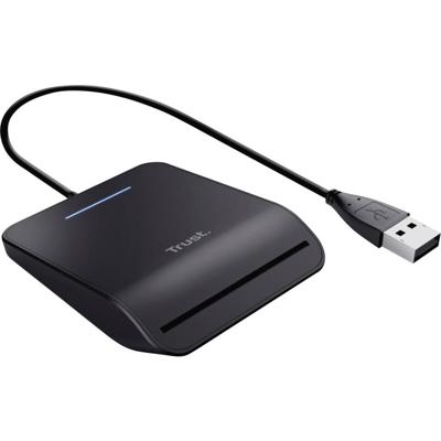 Trust Primo DNI Smartcard reader Desktop accessoire Zwart