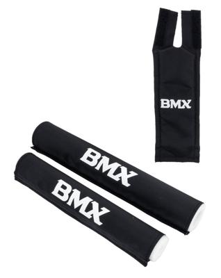 Pad set BMX compleet zwart