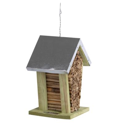 Esschert Design bijenhuis 15,2 x 20 cm hout/bamboe naturel Esschert Design bijenhuis 15,2 x 20 cm hout/bamboe naturel