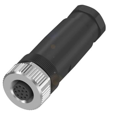 BALLUFF BCC0A05 Sensor/actuator connector, niet geassembleerd M12 x 1 Aantal polen (sensoren): 12 1 stuk(s)