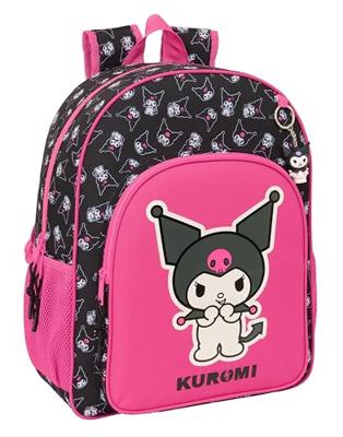 Schoolrugzak Kuromi Zwart Fuchsia 33 x 42 x 14 cm