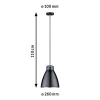 Paulmann Neordic Rolad 79609 Hanglamp LED E27 20 W Koper (mat), Zwart (mat) - thumbnail