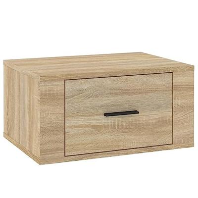 Nachtkastjes 2 st wandgemonteerd 50x36x25 cm sonoma eikenkleur