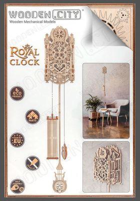 Wooden City modelbouwset Royal Clock hout naturel 126 delig Wooden City modelbouwset Royal Clock hout naturel 126 delig