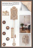 Wooden City modelbouwset Royal Clock hout naturel 126 delig - thumbnail