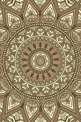 Blommie's lifestyle Buitenkleed 180x270cm J bruin