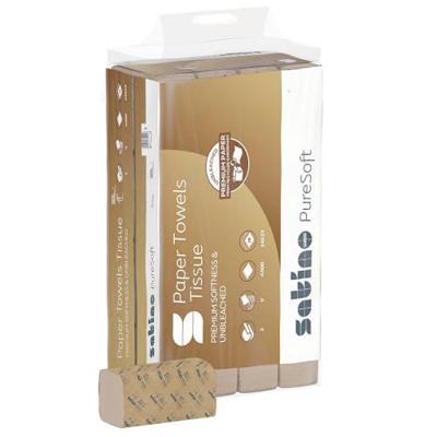 Handdoek satino pt2 puresoft 2laags 206x320mm