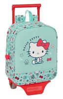 Schoolrugzak met Wielen Hello Kitty Sea lovers Turkoois 22 x 27 x 10 cm - thumbnail