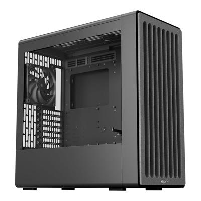 HAVN HAVN BF 360 PC-Gehäuse, Midi-Tower, E-ATX, Tempered Glass - schwarz Midi-tower PC-behuizing, Behuizing, Gaming-behuizing Zwart