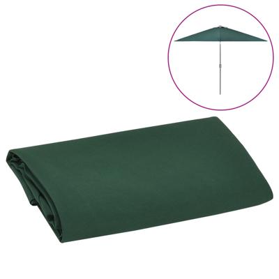 VidaXL Vervangingsdoek voor parasol 300 cm groen VidaXL Vervangingsdoek voor parasol 300 cm groen