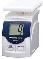 Raadhuis brievenweger tot 500 gram wit kunststof - thumbnail