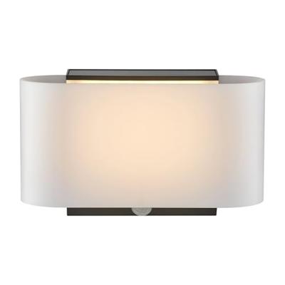 Buitenlamp solar met sensor 'Piola' up down 5W led (draadloos) Buitenlamp solar met sensor 'Piola' up down 5W led (draadloos)