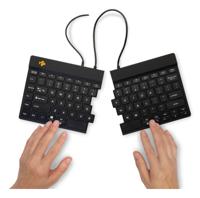 R-GO Tools Split Toetsenbord USB QWERTY, Engels Zwart Ergonomisch - thumbnail