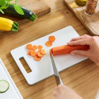 Rotho Caruba Snijplank 25x15x0.9 cm Wit/Horizon Blauw - thumbnail