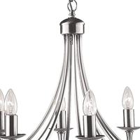 Searchlight KroonluchterMaypole 8-lichts - 6348-8SS - thumbnail
