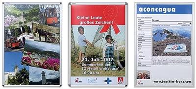 Franken BS0704 Fotowisselframe Transparant, Zilver (b x h x d) 624 x 871 x 12 mm DIN A1 Franken BS0704 Fotowisselframe Transparant, Zilver (b x h x d) 624 x 871 x 12 mm DIN A1