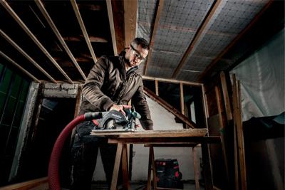 Metabo KS 18 LTX 57 SET 18V Li-Ion accu cirkelzaag set in Metaloc met geleiderail FS 160 - 57mm | 691065000 - 691065000