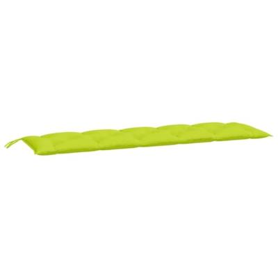 Tuinbankkussens 2 st 180x50x7 cm oxford stof heldergroen