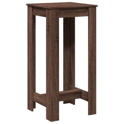 Bartafel 51x50x103,5 cm bewerkt hout bruin eikenkleurig