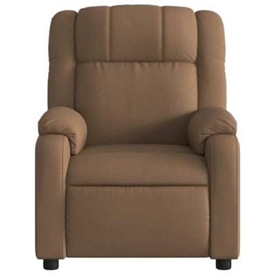 Fauteuil verstelbaar stof bruin Fauteuil verstelbaar stof bruin