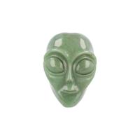 Schedel Alien Aventurijn Groen (Model 1) - thumbnail