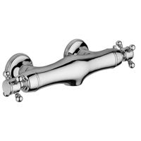 Plieger Douchekraan Thermostatisch San Remo zonder Omstel met Koppelingen Chroom - thumbnail