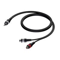 Procab CAB727 Basic RCA male - 2x RCA female 0.25 meter - thumbnail