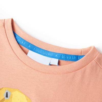 Kindershirt 140 lichtoranje - thumbnail