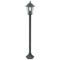 Paalverlichting voor tuin E27 110 cm aluminium donkergroen 6 st - thumbnail