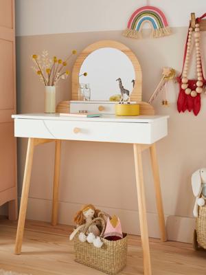 Grote kaptafel Suzie wit - hout Grote kaptafel Suzie wit - hout