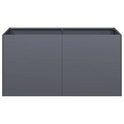 Plantenbak 80x40x40 cm koudgewalst staal antracietkleurig Plantenbak 80x40x40 cm koudgewalst staal antracietkleurig