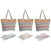 Dames handtas Home ESPRIT Multicolour 37 x 12 x 36 cm (3 Stuks) - thumbnail