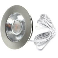EcoDim - LED Spot Keukenverlichting - ED-10046 - 3W - Warm Wit 2700K - Dimbaar - Waterdicht IP54 - Onderbouwspot - Meubelspot - Inbouwspot - Rond - Mat Zwart - thumbnail