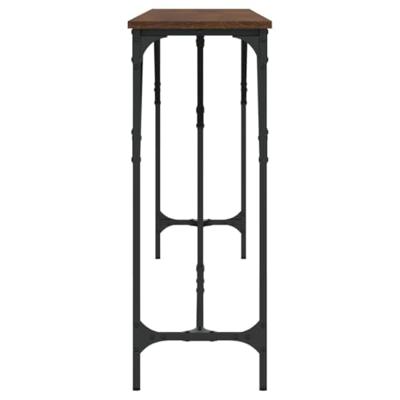 Wandtafel 200x29x75 cm bewerkt hout bruin eikenkleur