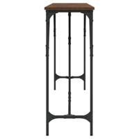 Wandtafel 200x29x75 cm bewerkt hout bruin eikenkleur - thumbnail