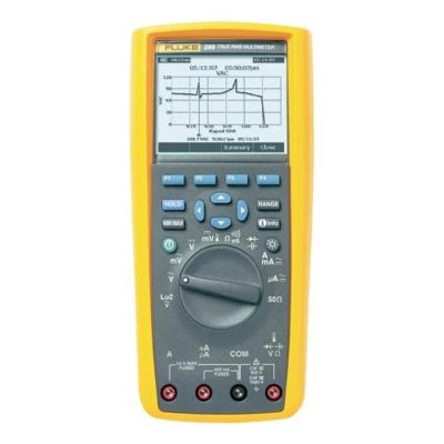 Fluke 289/EUR Multimeter Digitaal Grafisch display, Datalogger CAT III 1000 V, CAT IV 600 V Weergave (counts): 50000 Fluke 289/EUR Multimeter Digitaal Grafisch display, Datalogger CAT III 1000 V, CAT IV 600 V Weergave (counts): 50000
