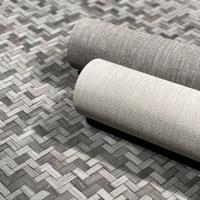 Noordwand behang botanica rattan wickerwork zwart en grijs - thumbnail