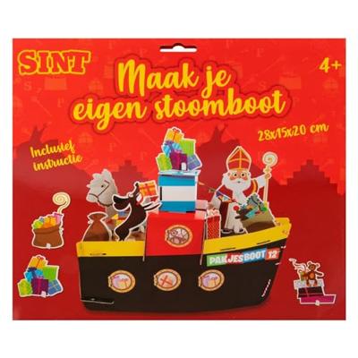 Grafix Sinterklaas knutselset - maak je eigen stoomboot