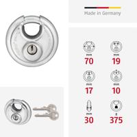 ABUS Discusslot 26/70 - 26/70 - 26/70 - thumbnail