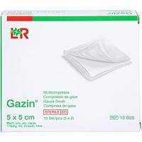 Lohmann & Rauscher Gazin Gaaskompres 5x5cm - thumbnail