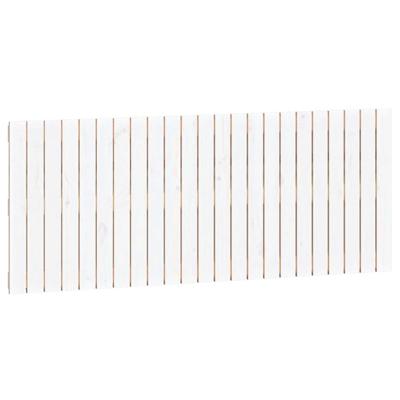 Wandhoofdbord 147x3x60 cm massief grenenhout wit