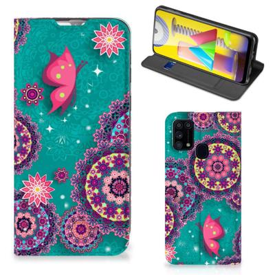Samsung Galaxy M31 | Bookcase | Cirkels en Vlinders