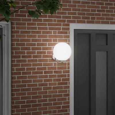 VidaXL Buiten wandlamp zilver 29 x 25 x 33 cm