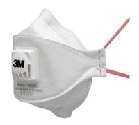 3M™ Aura™ stofmasker met ventiel - FFP3 - 9332+ in verpakking - thumbnail