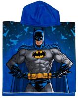 Batman badponcho blauw junior 50 x 100 cm - thumbnail