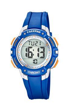 Horlogeband Calypso K5739-2 / BC09881 Kunststof/Plastic Blauw 19mm Horlogeband Calypso K5739-2 / BC09881 Kunststof/Plastic Blauw 19mm