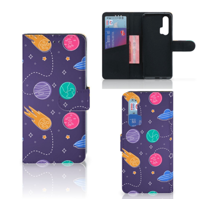 Honor 20 Pro | Wallet Case | met Pasjes | Space Honor 20 Pro | Wallet Case | met Pasjes | Space